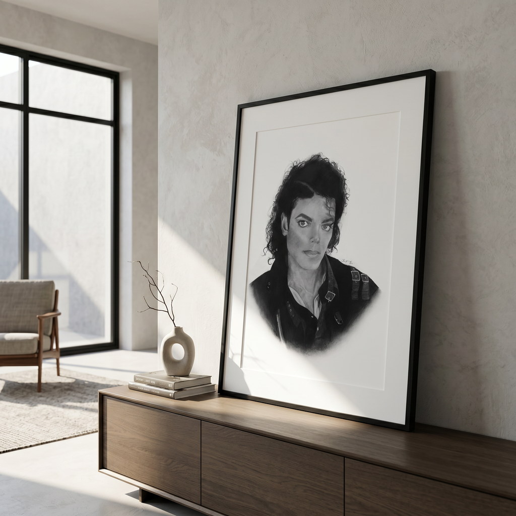 "Michael" Official Hand Drawn Original Artwork - Graphite on Paper (18" x 24")