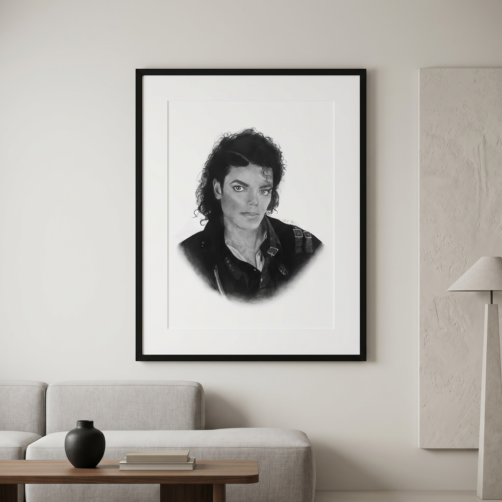 "Michael" Official Hand Drawn Original Artwork - Graphite on Paper (18" x 24")