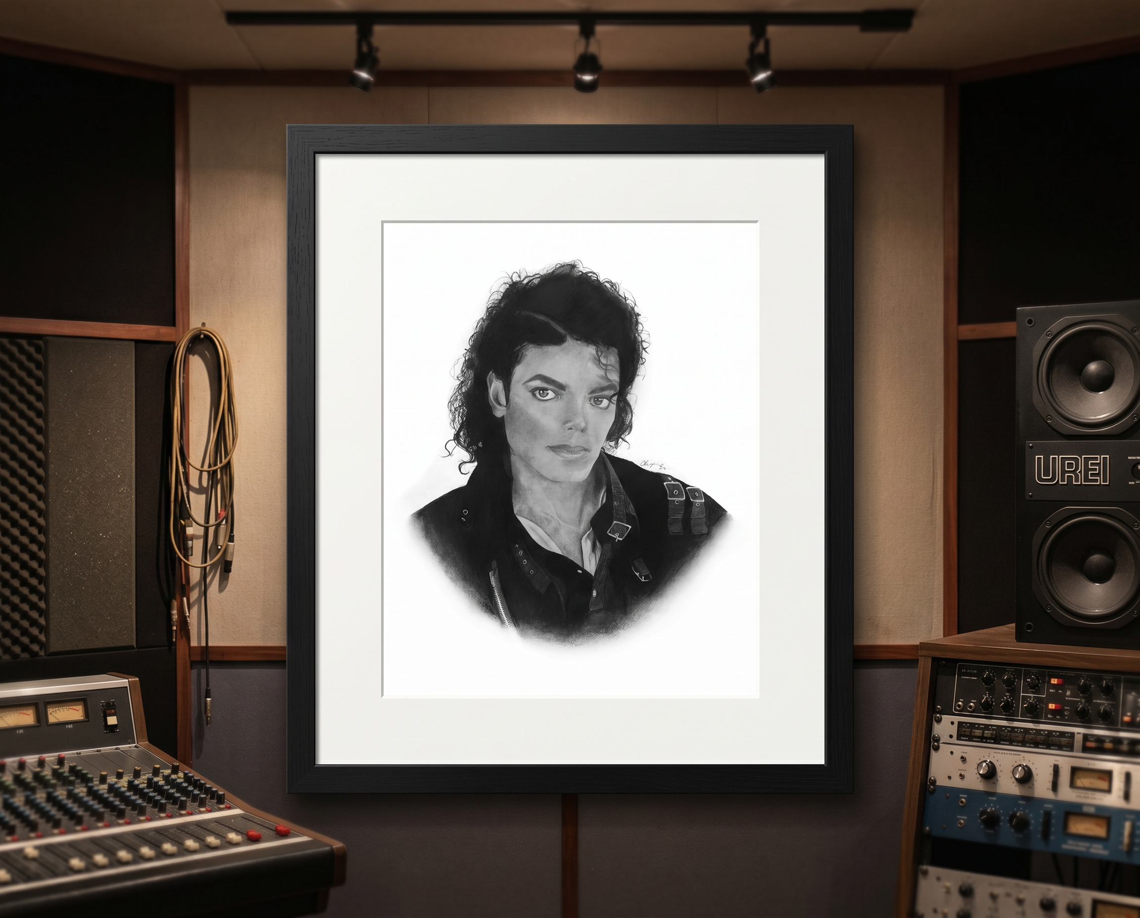 "Michael" Official Hand Drawn Original Artwork - Graphite on Paper (18" x 24")