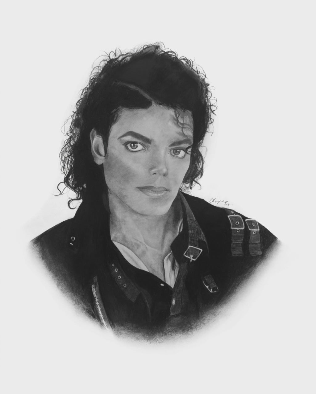 "Michael" Official Hand Drawn Original Artwork - Graphite on Paper (18" x 24")